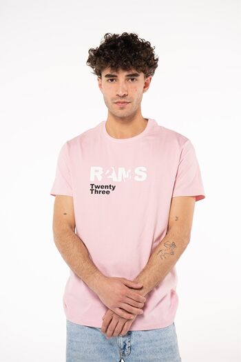 T-shirt VINGT TROIS BÉLIERS 23-Rose 2