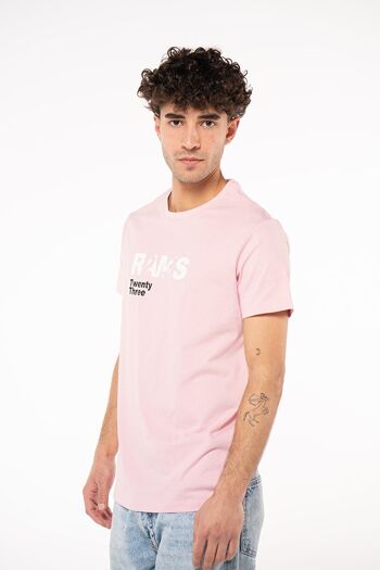 T-shirt VINGT TROIS BÉLIERS 23-Rose 3