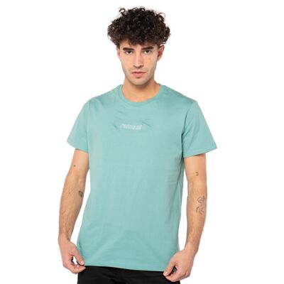 T-Shirt BESTICKTE RAMS 23-Blau