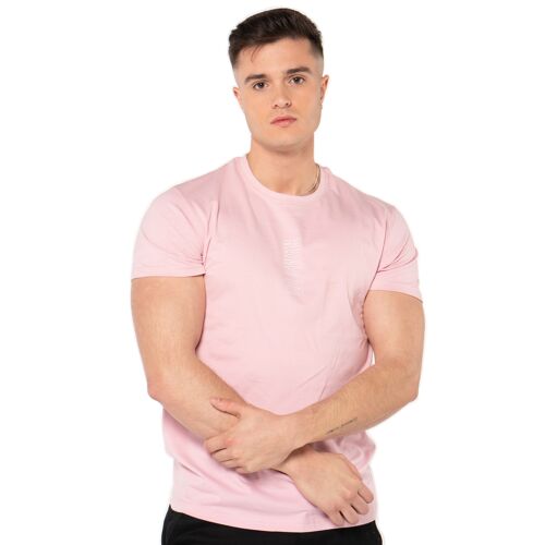 Camiseta hombre con estampado VERTICAL RAMS 23-Rosa
