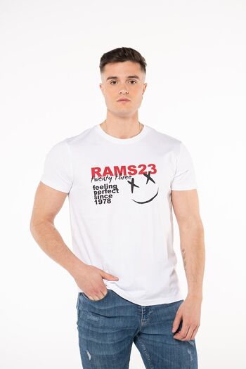 T-shirt SMILE RAMS 23-Blanc 2