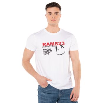 T-shirt SMILE RAMS 23-Blanc 1