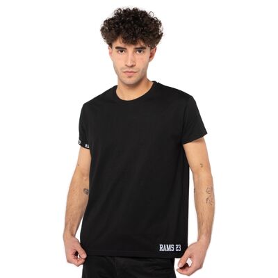 T-shirt TAPE RAMS 23-Nero
