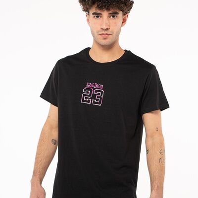 Camiseta TIZA NORMAL RAMS 23-Negro/Naranja