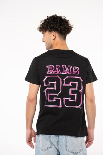 T-shirt CRAIE NORMAL RAMS 23-Noir/Orange 3