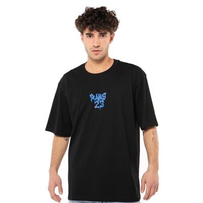 T-shirt HIP-HOP Urban RAMS 23-Black