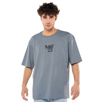 T-shirt HIP-HOP Urban RAMS 23-Blu