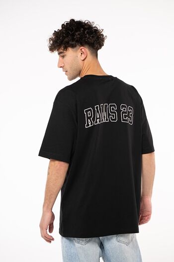 T-shirt HIP-HOP RAMS 23-Noir 4