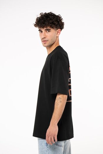 T-SHIRT CRAIE OVERSIZE RAMS 23-Noir/Orange 2