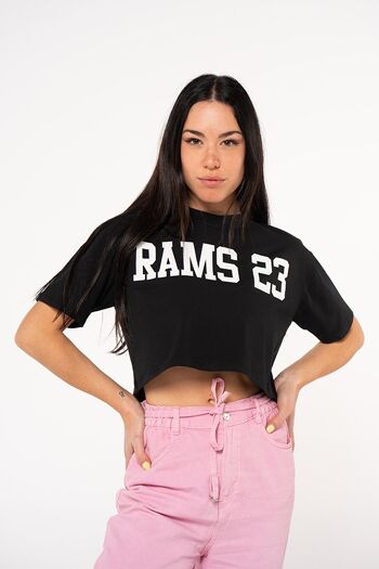 BIG RAMS 23 PRINT T-shirt-Noir 2