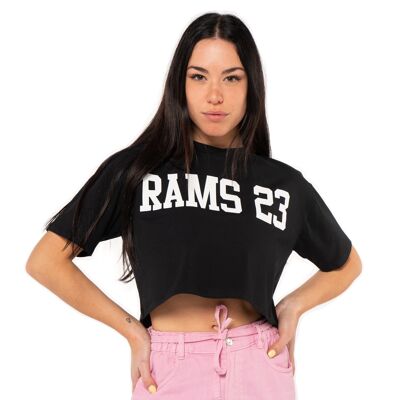 BIG RAMS 23 PRINT T-shirt-Black