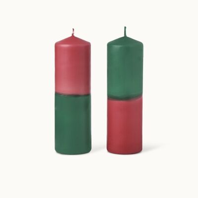 Dip Dye Candle XXL: Christmas Spirit