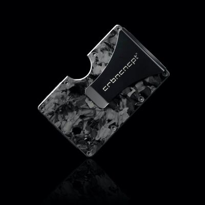 Forged Carbon card case with money clip