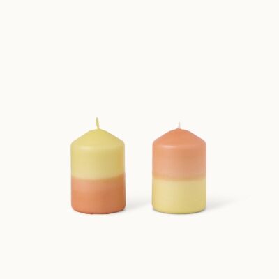 Dip Dye Candle M: Sunny Terra