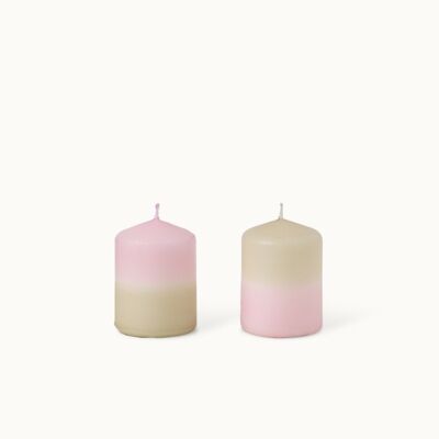 Dip Dye Candle S: Lampone