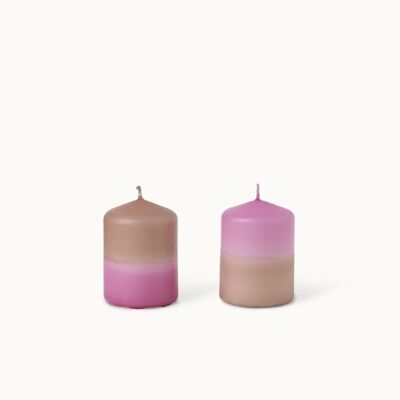Dip Dye Candle S: Bordeaux