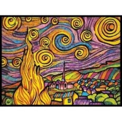 Noche estrellada, Van Gogh, pintura