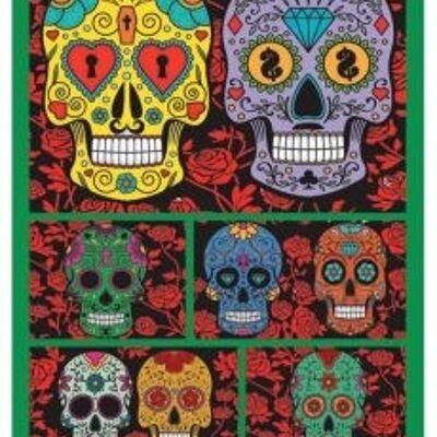 Mexican skulls, box