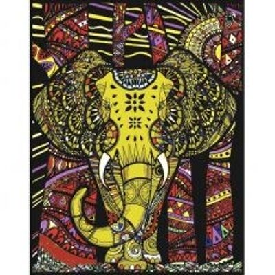 Vertical elephant, picture