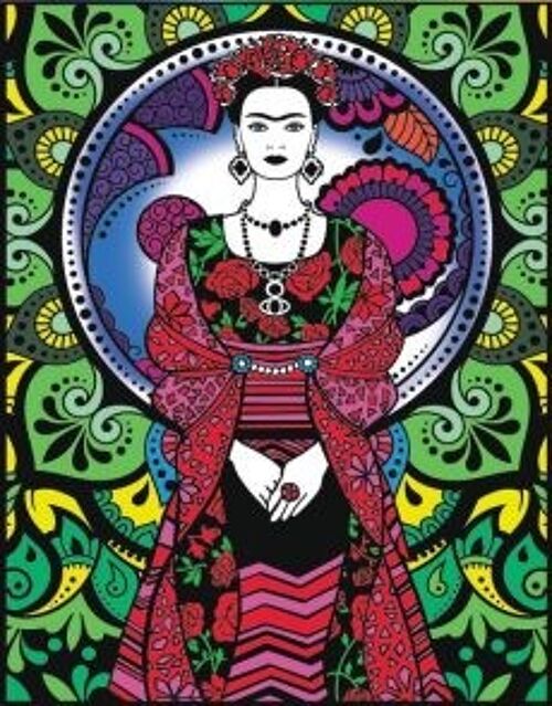 Frida Kahlo figura intera, quadro