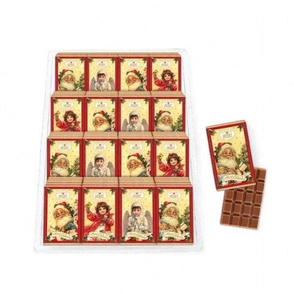 DISPLAY MINI SCHOKOLADENTAFELN "NOSTALGIE NOEL" 108 x 10g