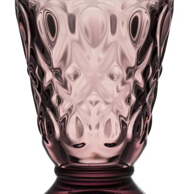 Vase, "gobelet" mod. LYonnais 20 cl, amethyst color, LA ROCHERE