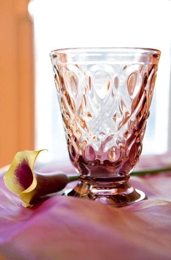 Vase "gobelet" mod. LYonnais 20 cl, couleur améthyste, LA ROCHERE 2