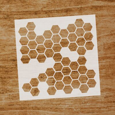 Stencil Hexagons (SKU: ST045)
