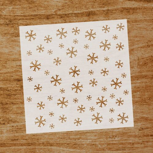 Stencil Copos de nieve (SKU: ST057)