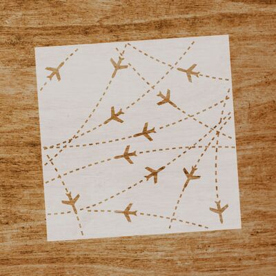 Airplanes Stencil (SKU: ST002)