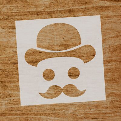 Hipster Stencil (SKU: ST013)