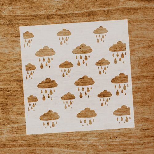 Stencil Lluvia (SKU: ST016)