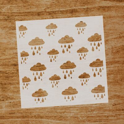 Schablone Regen (SKU: ST016)