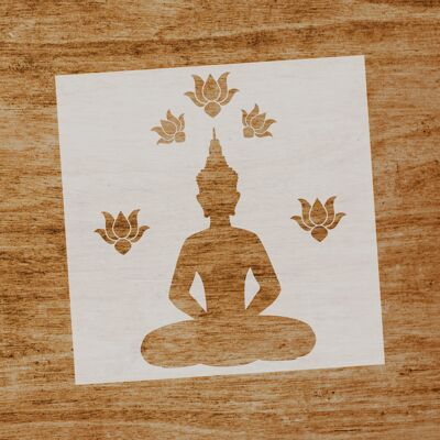Stencil Buddha (SKU: ST022)