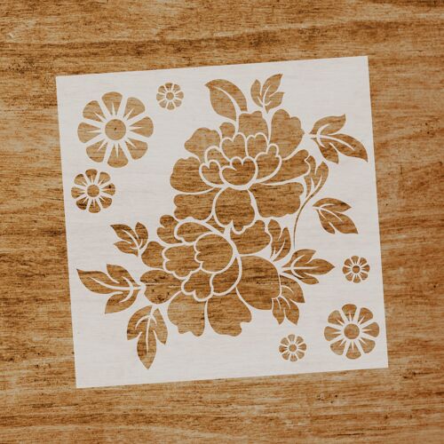 Stencil Flores (SKU: ST029)