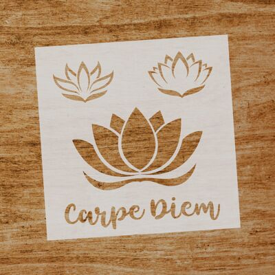 Stencil Carpe Diem (SKU: ST030)