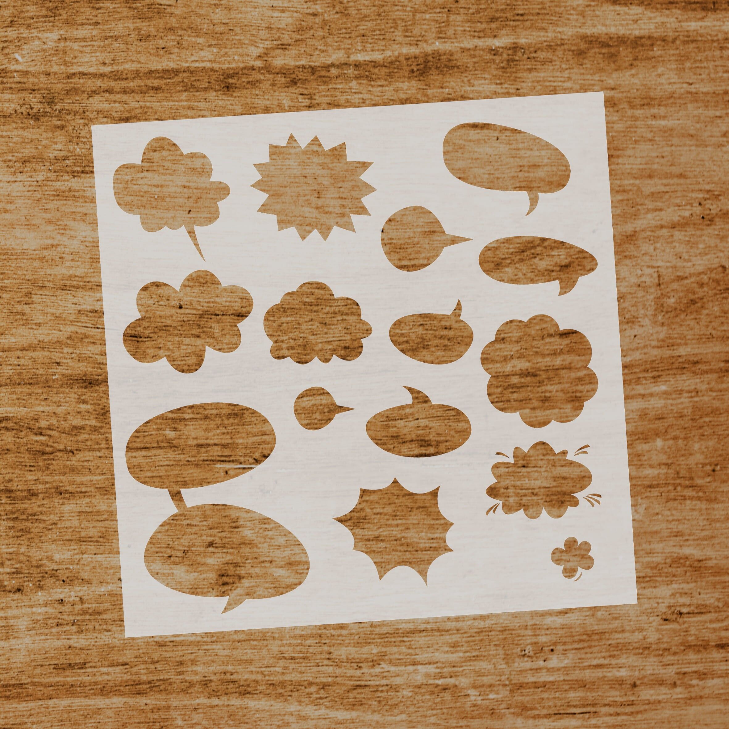 Etichette con stencil (SKU: ST039)