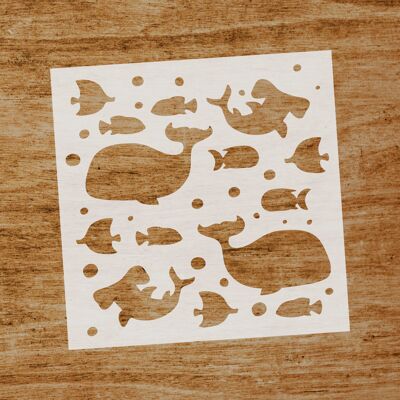 Stencil pesce (SKU: ST070)