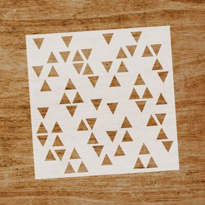 Stencil Triángulos (SKU: ST093)