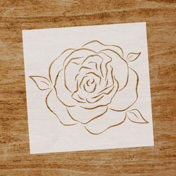 Pochoir rose (SKU : ST081)