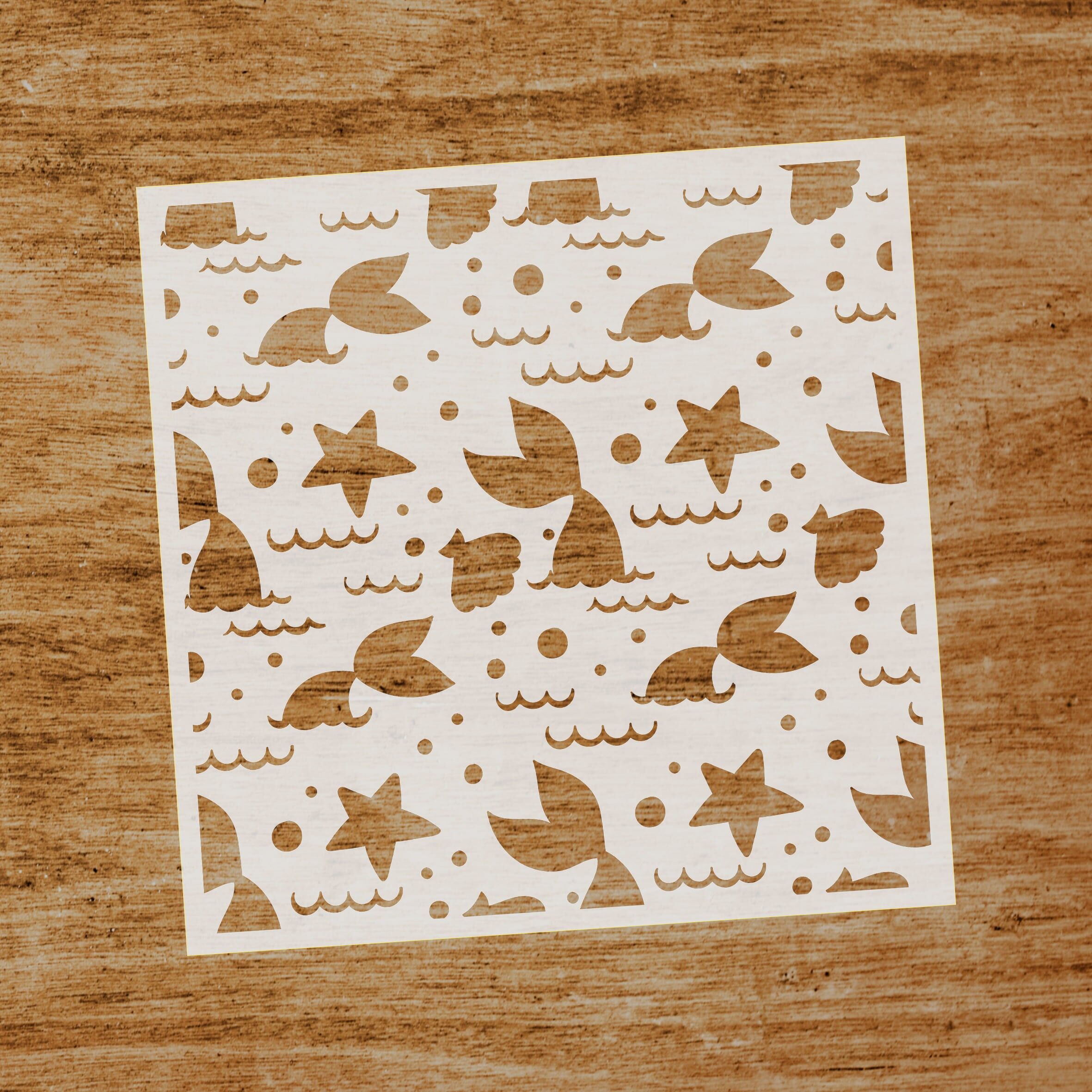 Stencil Sirene (SKU: ST129)