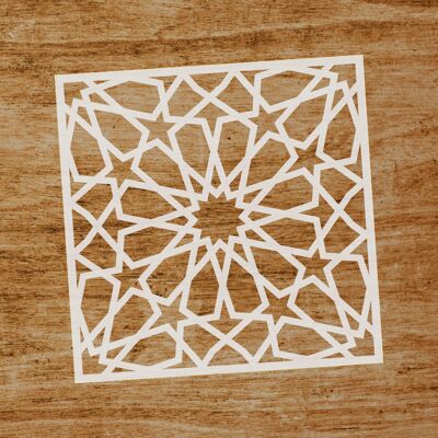 Stencil Mandala Stella (SKU: ST130)