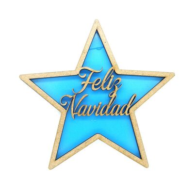 Shaker Estrella Feliz Navidad (SKU: SK075)