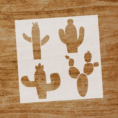 Cactus Stencil (SKU: ST025)