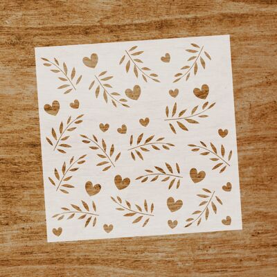 Stencil Love is in the air (SKU: ST152)