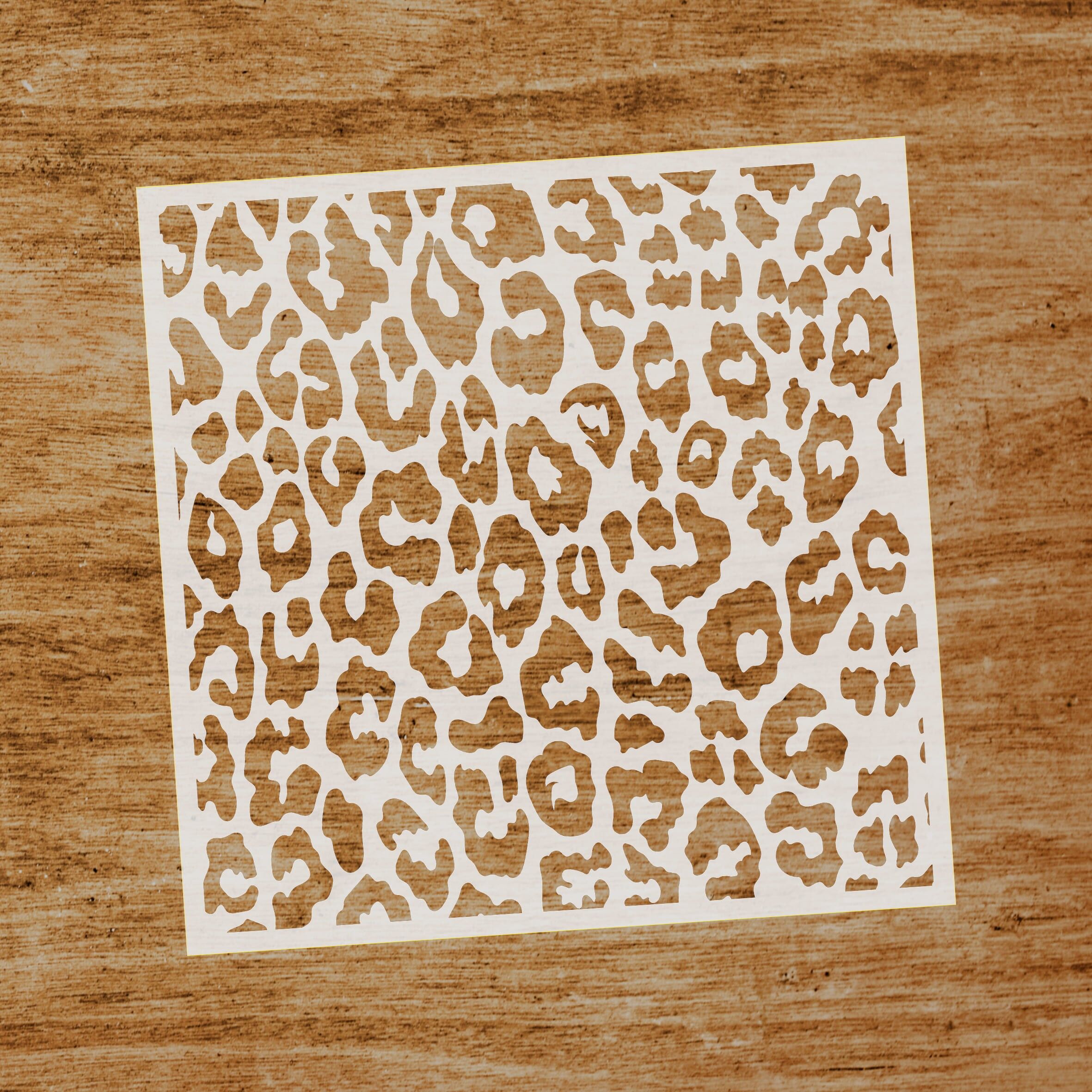 Stencil leopardo (SKU: ST175)