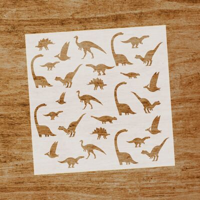 Stencil Dinosaurs (SKU: ST180)