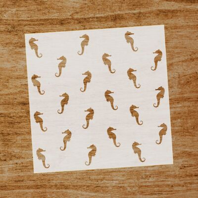 Stencil Seahorses (SKU: ST188)