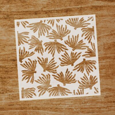 Coral Stencil (SKU: ST185)