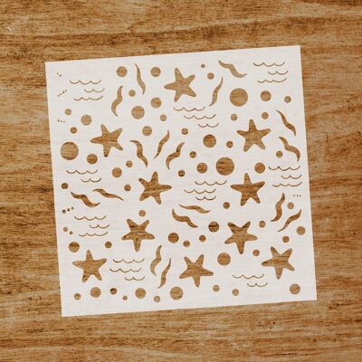 Seabed Stencil (SKU: ST195)